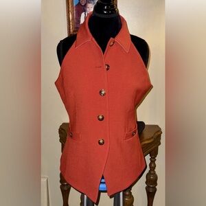 Veronica Beard Sleeveless Buttoned Vest Top